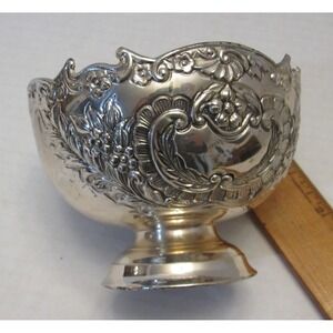 Vintage F.B. Roger's Silver Co. Silver Plated Ornate Pedestal Bowl